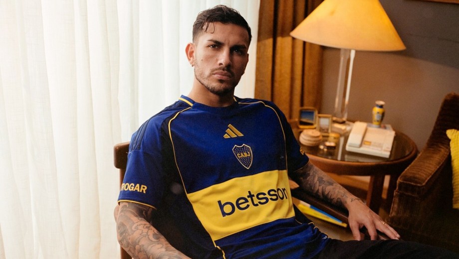 Leandro Paredes, el principal modelo de la presentación oficial.