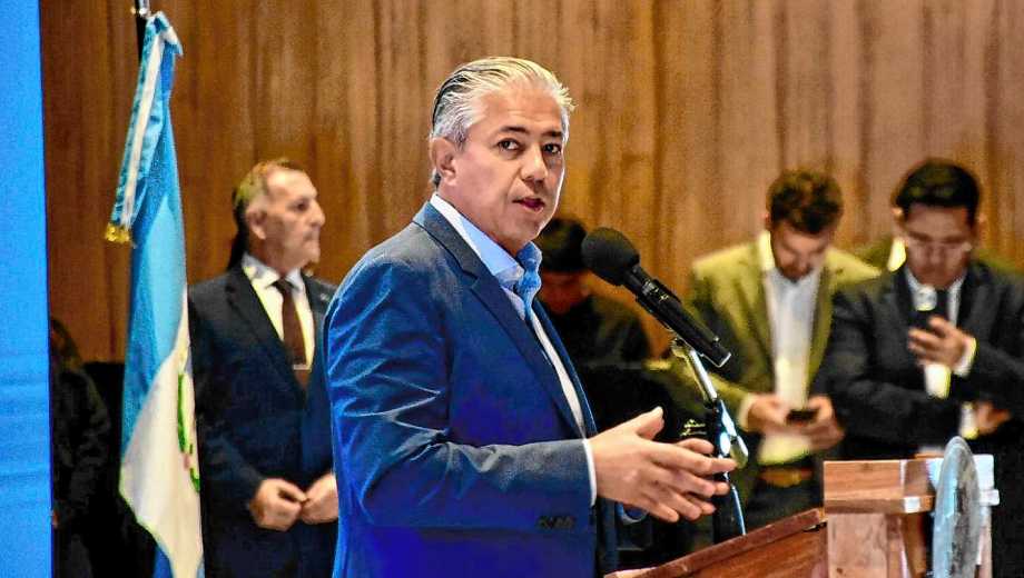 Figueroa en la presentación de los créditos este viernes. Foto: Matías Subat. 