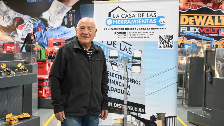 Oscar López, creador y CEO de La Casa de las Herramientas (Foto: Florencia Salto). 
