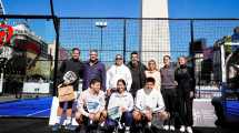 Imagen de El Premier Padel de Buenos Aires tuvo su presentanción en el Obelisco