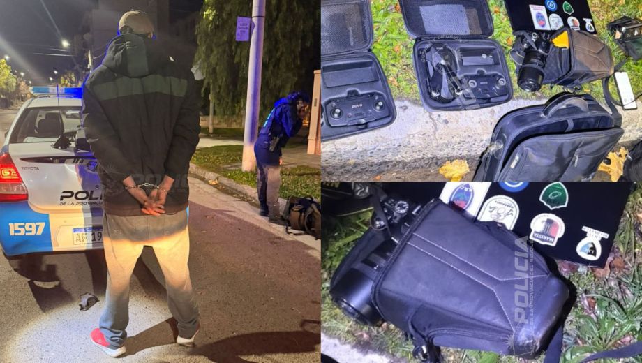 El operativo se concretó durante la madrugada tras un seguimiento realizado con apoyo de cámaras urbanas y patrullajes preventivos.
