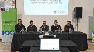 Río Negro presentó en Chimpay el proyecto de riego de Margen Norte: alcanzará a 14.500 hectáreas