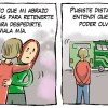 Imagen de "Distancia", la tira de Chelo Candia en el suple Viajes y Turismo