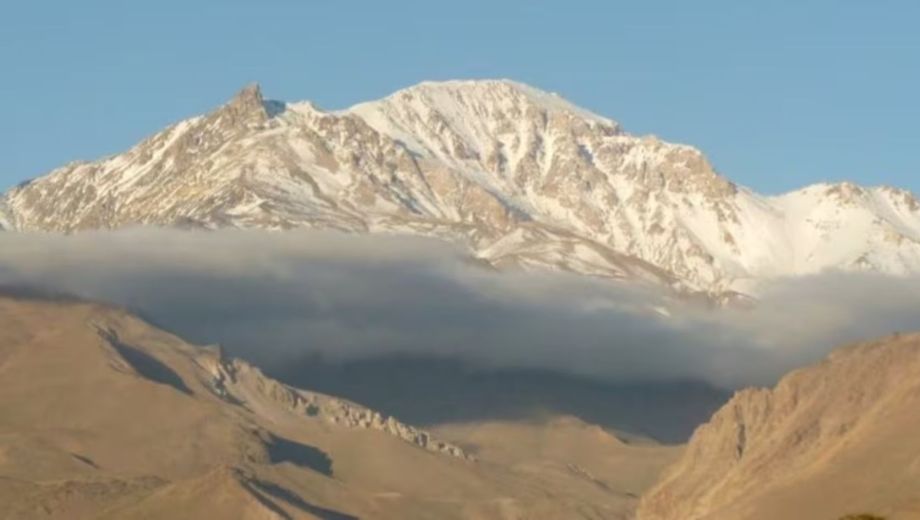 El volcán Domuyo tiene 4.709 metros. Es la montaña más alta de la región. Foto: archivo