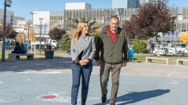 María Emilia Soria recibió en Roca a Gennuso, el exintendente de Bariloche