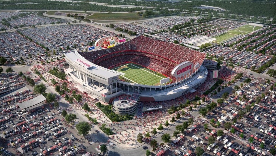 El Arrowhead Stadium de Kansas City, bajo la lupa por el calor extremo. 