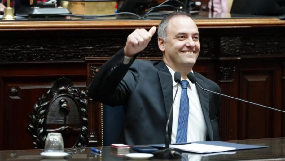 Manuel Adorni estuvo en abril en el Congreso dando un informe de gestión. Foto: Gentileza Infobae. 
