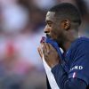 Imagen de Dembélé salió lesionado en la final de la Champions y encendió las alarmas en Francia de cara al Mundial