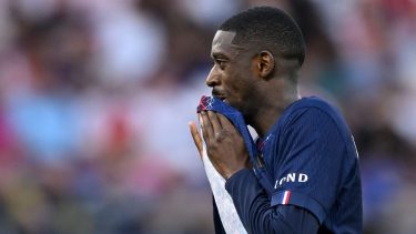 Dembélé salió lesionado en la final de la Champions y encendió las alarmas en Francia de cara al Mundial