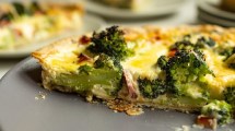 Imagen de Tarta finita de brócoli, jamón y queso: la receta más fácil que vas a encontrar