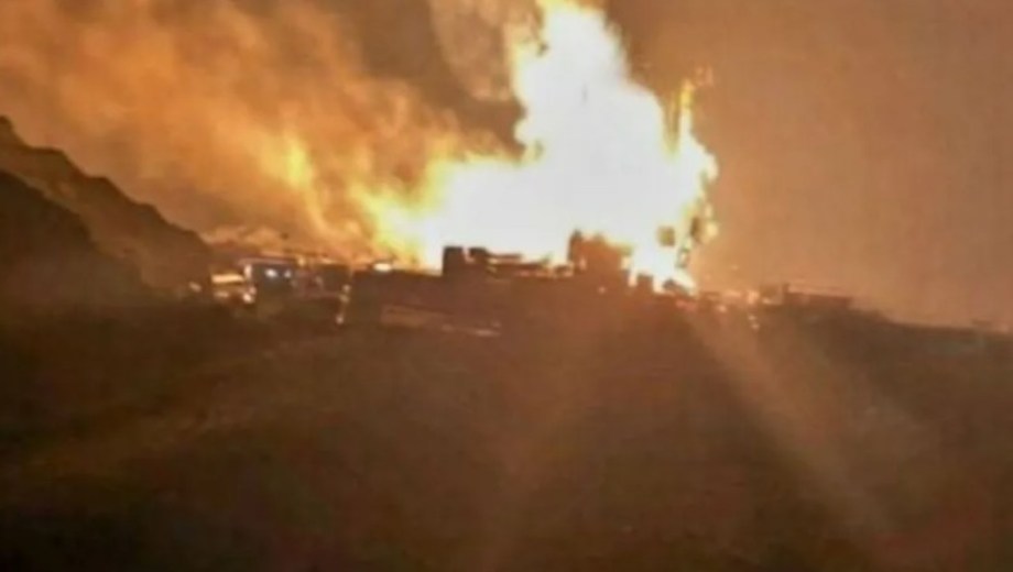 Murieron dos operarios petroleros  por una explosión en Mendoza. Foto: Gentileza Los Andes. 
