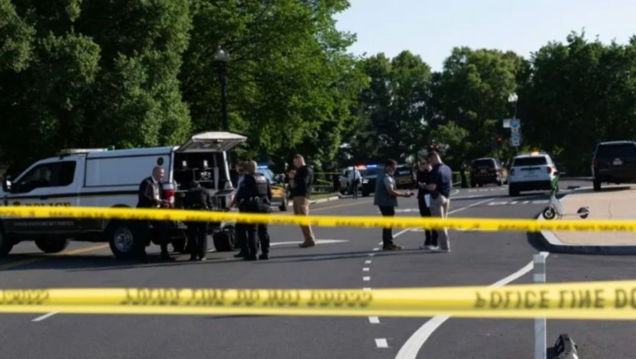 Confinamiento en la Casa Blanca por un tiroteo. Foto: AFP. 