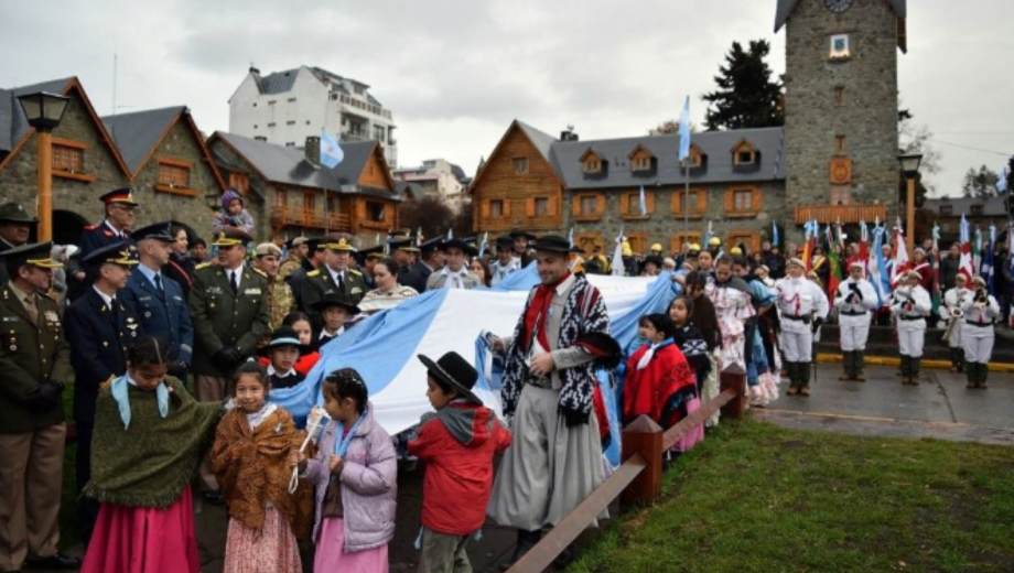 El Centro Cívico será el punto del tradicional desfile del 25 de mayo. Foto: Gentileza Municipalidad de Bariloche. 