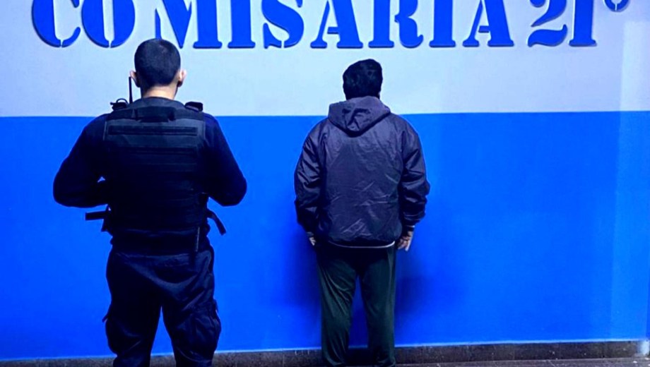 El hombre fue detenido tras un operativo de prevención. 

