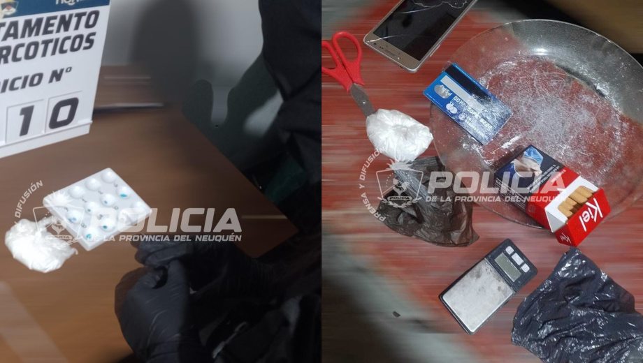 La Policía secuestró cocaína, ketamina, éxtasis, armas y dinero en efectivo durante los allanamientos.
