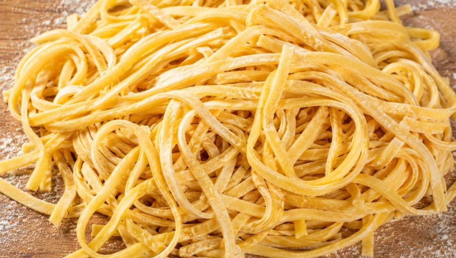 Fideos caseros. Foto ilustrativa.