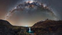 Imagen de El cielo de Neuquén conmueve al mundo: la premiada foto que une el Salto del Agrio con la Vía Láctea