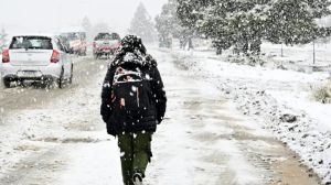 Alerta por nieve, viento y lluvia en Río Negro este viernes 8: en dónde se eleva a naranja