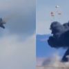Imagen de Video | Dos aviones militares chocaron durante un show aéreo en Estados Unidos este domingo