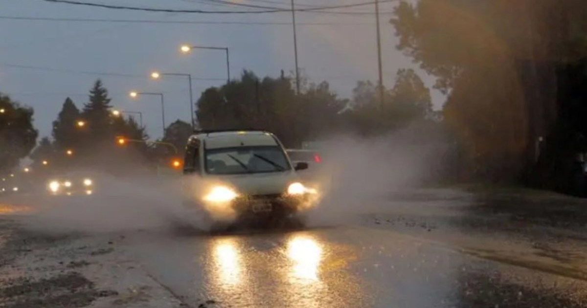 Alerta meteorológica: lluvias y vientos fuertes en Neuquén y Río Negro