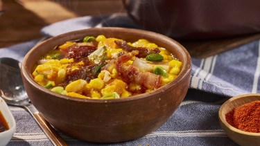 Locro patrio: la receta propuesta por la chef zapalina Graciela Caffa Lucero