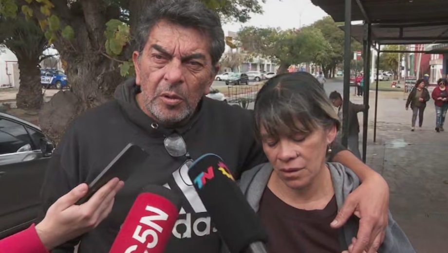 El abuelo de Agostina Vega contó que su mamá ya fue informada del crimen. Foto: Captura TN.