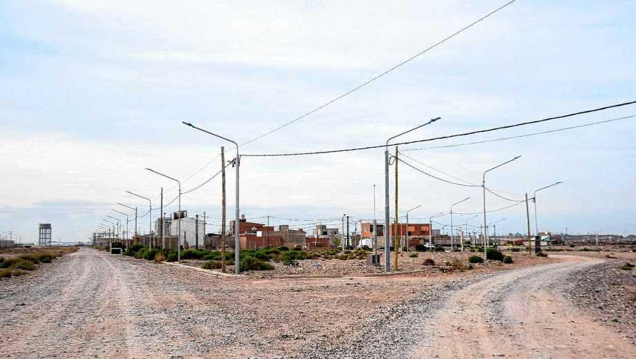 Las calles Alicia Murphy y José Michelotti en el D7 (foto Matías Subat)