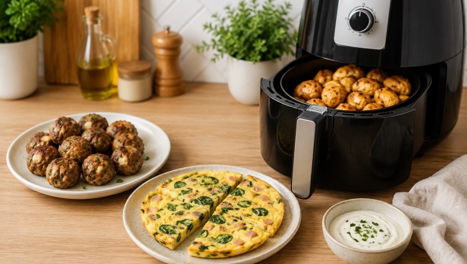 Cada vez más personas eligen la airfryer para cocinar comidas proteicas, crocantes y prácticas. Foto ilustrativa.