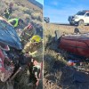 Imagen de Intentó esquivar un bache y volcó en la Ruta 237: destrucción total del vehículo  