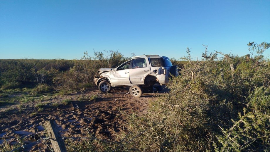 Vuelco fatal en Ruta 22. Foto: Gentileza Radio Municipal 96.5