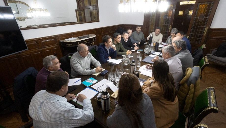 La reunión se realizó en la Residencia y se extendió por cuatro horas. Foto: Pablo Leguizamón.