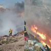Imagen de Bomberos intervinieron por una quema de basura en la zona norte de Roca