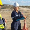 Imagen de Lía Breve, la mujer que rompió barreras y hoy supervisa un megaproyecto energético en San Antonio Oeste