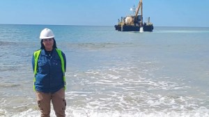«Tenía que hacerlo por mis hijos y para salir adelante»: la historia de Soledad, la trabajadora rionegrina que se abrió camino en las obras de GNL