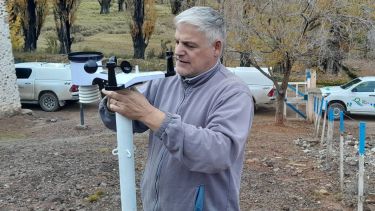 La red meteorológica de Río Negro crece en la Región Sur: proyectan instalar 50 estaciones