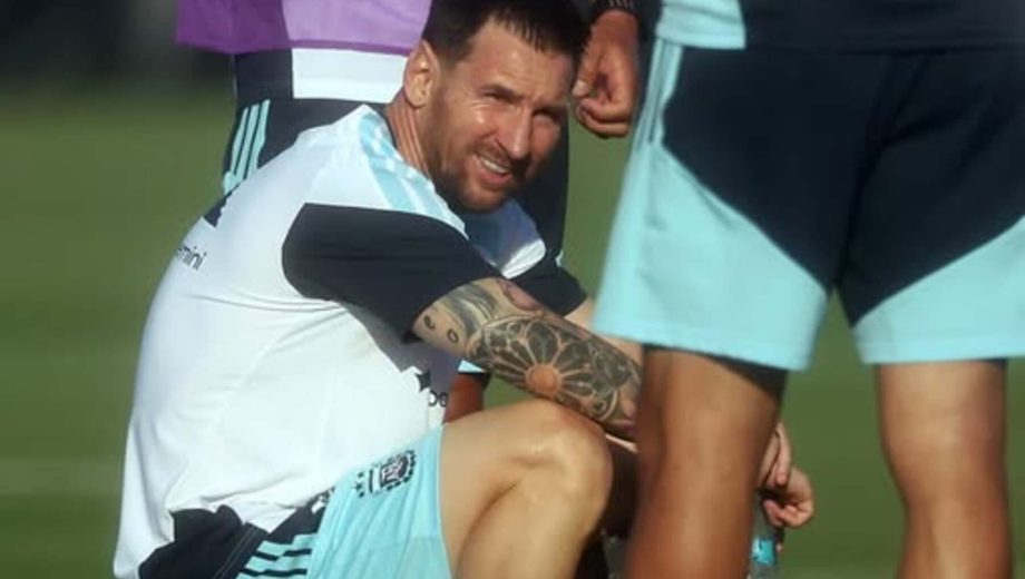 Messi es duda para los amistosos pero llegaría bien para el debut.