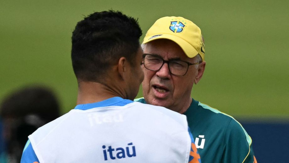 El experimentado DT italiano quiere hacer historia con Brasil. Casemiro y sus compañeros lo saben. (AFP)