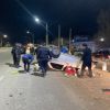 Imagen de Choque y vuelco sobre la Ruta 22 en Cipolletti este domingo 21: dos personas fueron hospitalizadas