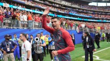 Imagen de El enojo de Cristiano cuando le mencionaron a Messi post victoria ante Uzbekistán