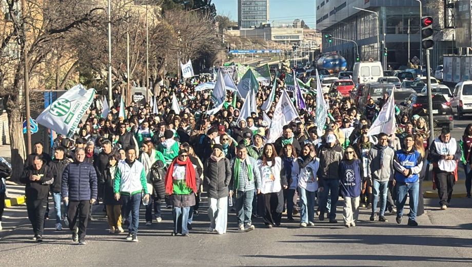 La movilización terminará en la Legislatura. Foto: gentileza. 