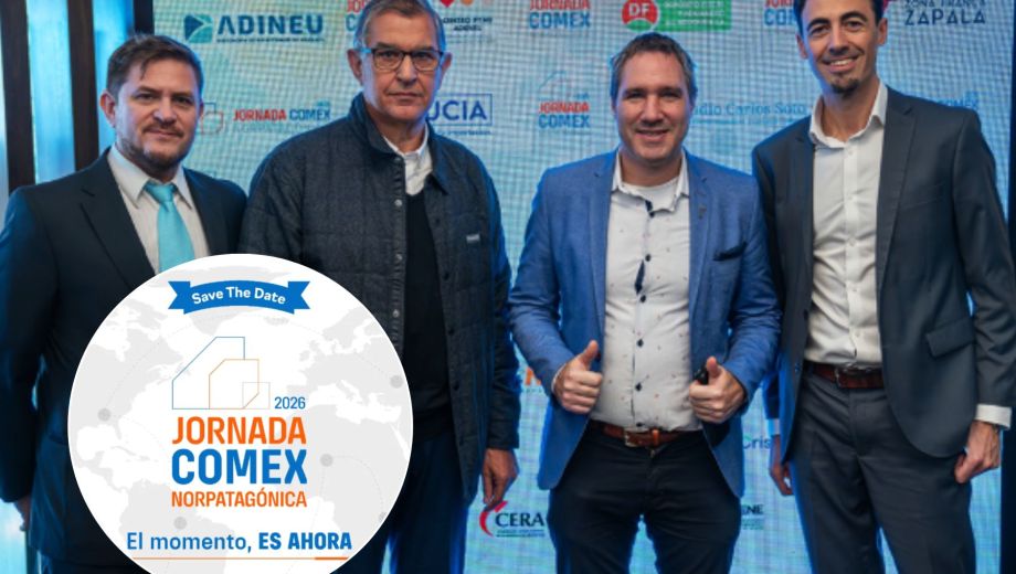  La Jornada COMEX Norpatagónica 2026 se posiciona como un punto de encuentro para quienes buscan combinar exportaciones competitivas con la incorporación de tecnología y recursos (Foto: IG @jornadacomexnorpatagonica)