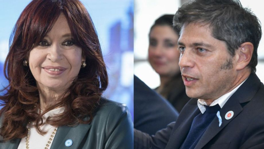 Cristina Fernández de Kirchner y Axel Kicillof (Foto: archivo)