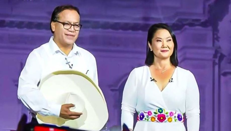 Roberto Sánchez y Keiko Fujimori (Foto: gentileza)