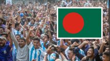 Imagen de 17.000 kilómetros de distancia pero pasión latente: Bangladesh celebró el triplete de la Argentina