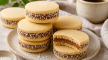 Imagen de Cómo hacer alfajores veganos y sin gluten: receta fácil con relleno cremoso