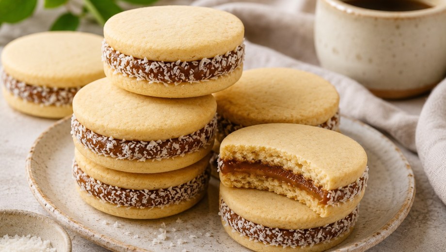 Alfajores con relleno de dulce de leche. Foto: ilustrativa.