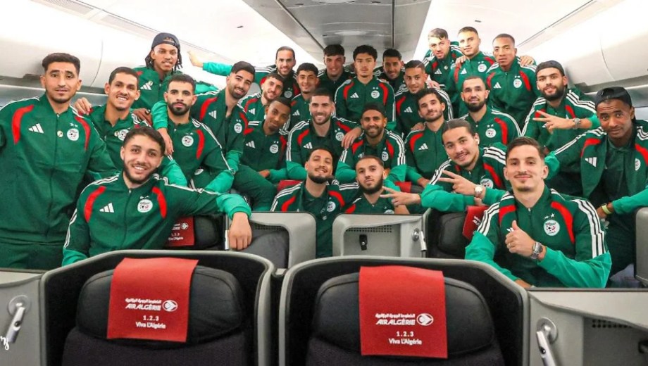 El seleccionado argelino llegó a Estados Unidos para disputar la Copa del Mundo. 
