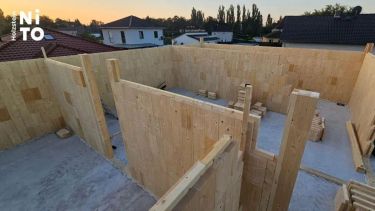 Adiós al cemento y los ladrillos: el invento alemán para armar una casa de madera en 7 días