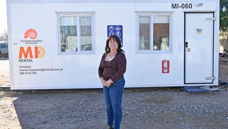 Marisol es gerenta de MI Rental, pyme dedicada a la fabricación de trailers. Foto: Florencia Salto.