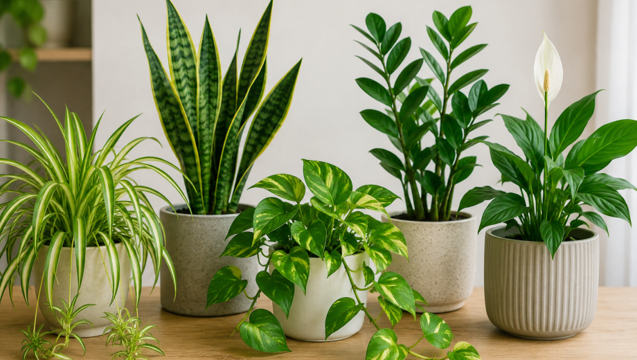 Además de aportar color y frescura, las plantas de interior ayudan a crear espacios-